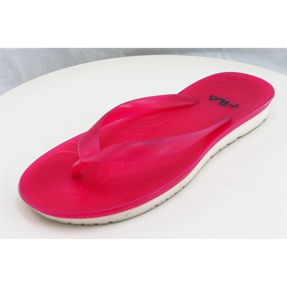 FILA Sport Sz‎ 7-8 M Pink Flip Flop Synthetic Women Sandals - Picture 1 of 10